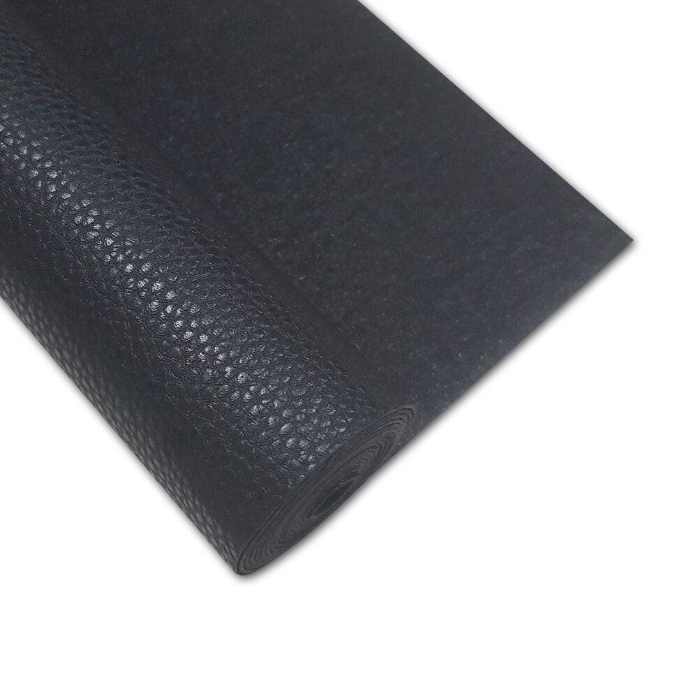 Lisslune | Sparkling Black Synthetic Leather Craft Roll: Unleash Your Artistic Potential