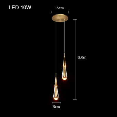 Lisslune | Stunning Crystal Pendant Lights