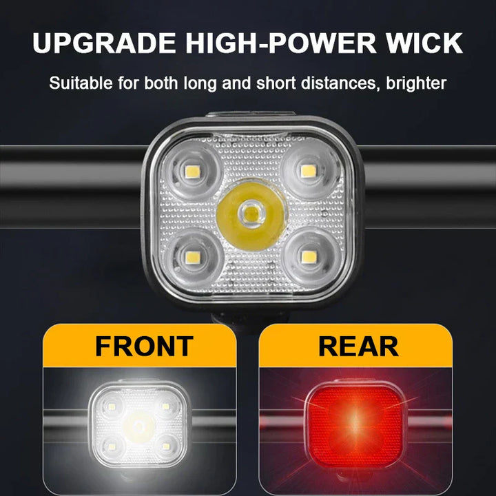 Lisslune | BikeLux – Rechargeable LED Bike Lights for Day & Night