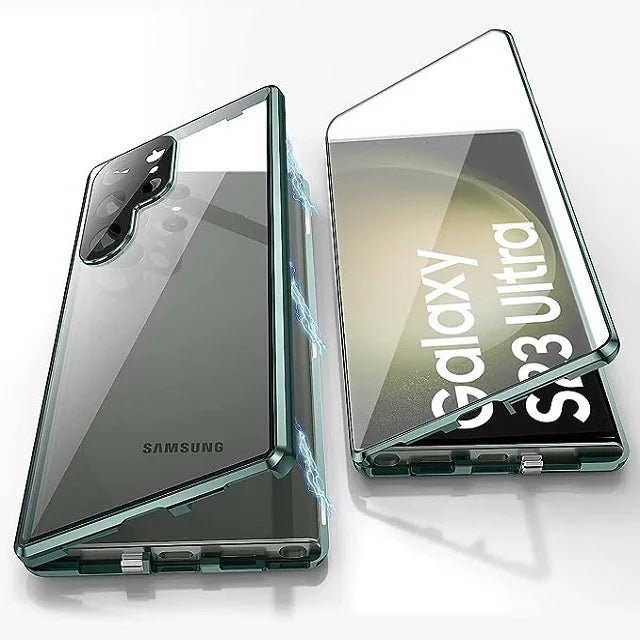 Lisslune | Metal Aluminum Alloy 360 Case with Safety Closure for Samsung Galaxy S24-S23 Series