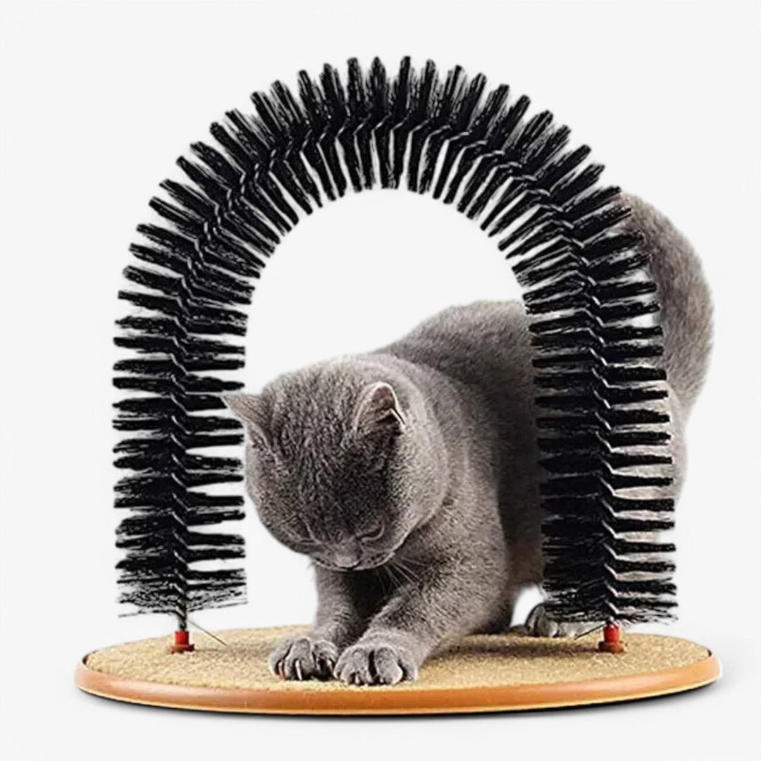 Lisslune | Cat Care Arch "Spinkrul" with Scratching Mat and Massage Function