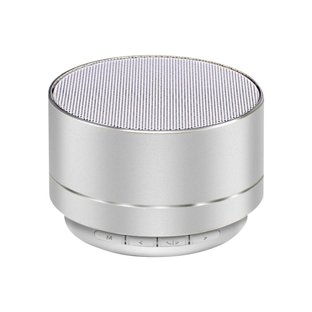 Lisslune | Compact Steel Gun Mini Bluetooth Speaker - Powerful Portable Subwoofer with Wireless Audio and Hands-Free Function