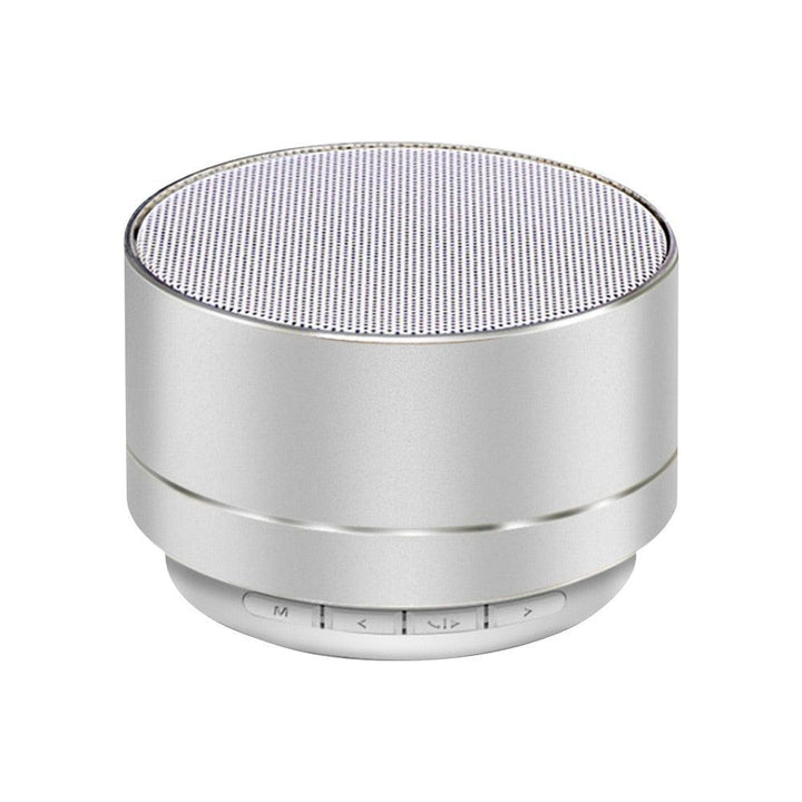 Lisslune | Compact Steel Gun Mini Bluetooth Speaker - Powerful Portable Subwoofer with Wireless Audio Transmission and Hands-Free Function