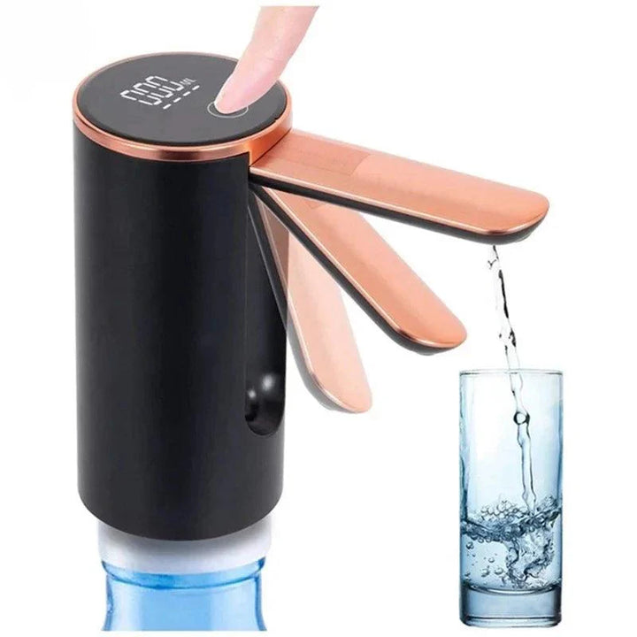 Lisslune | Smart Foldable Electric Water Dispenser - Portable Touch-Controlled Rechargeable Bottle Pump