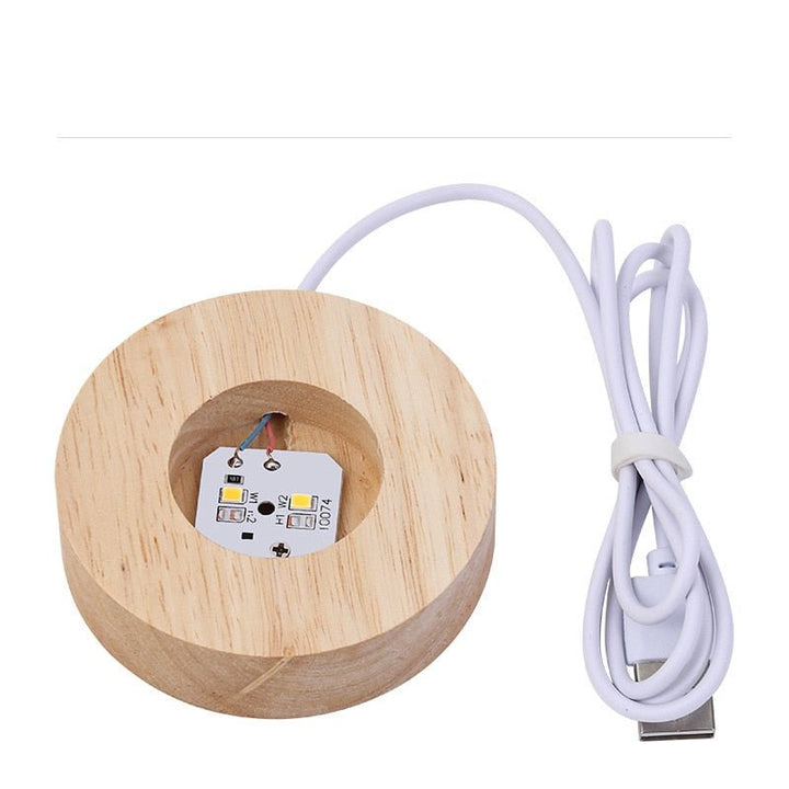 Lisslune | 3D Galaxy Crystal Ball Night Light Lamp