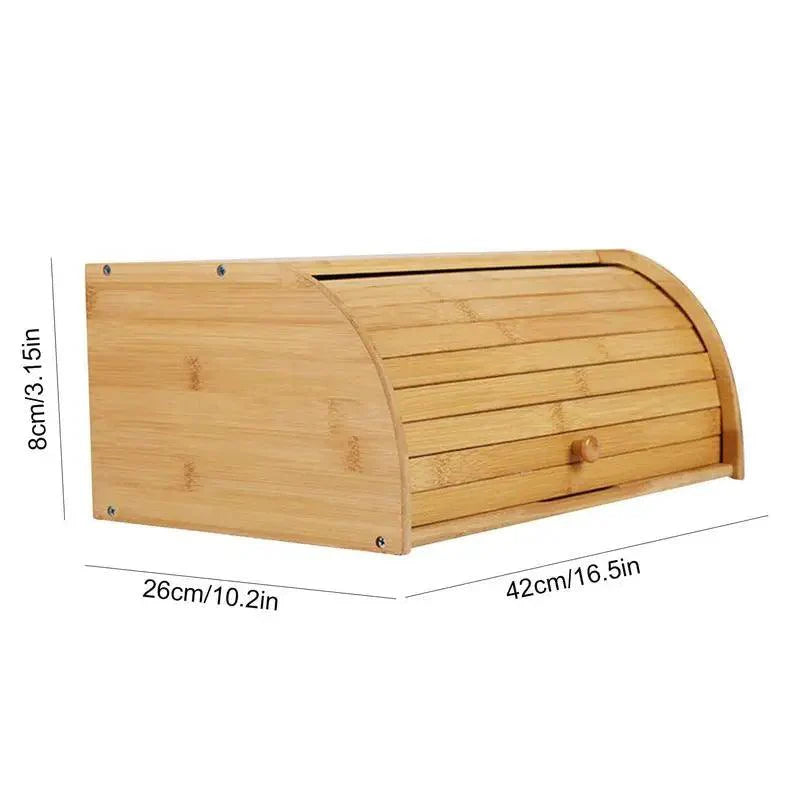 Lisslune | Farmhouse Charm Bread Bin: Stylish Kitchen Storage Solution