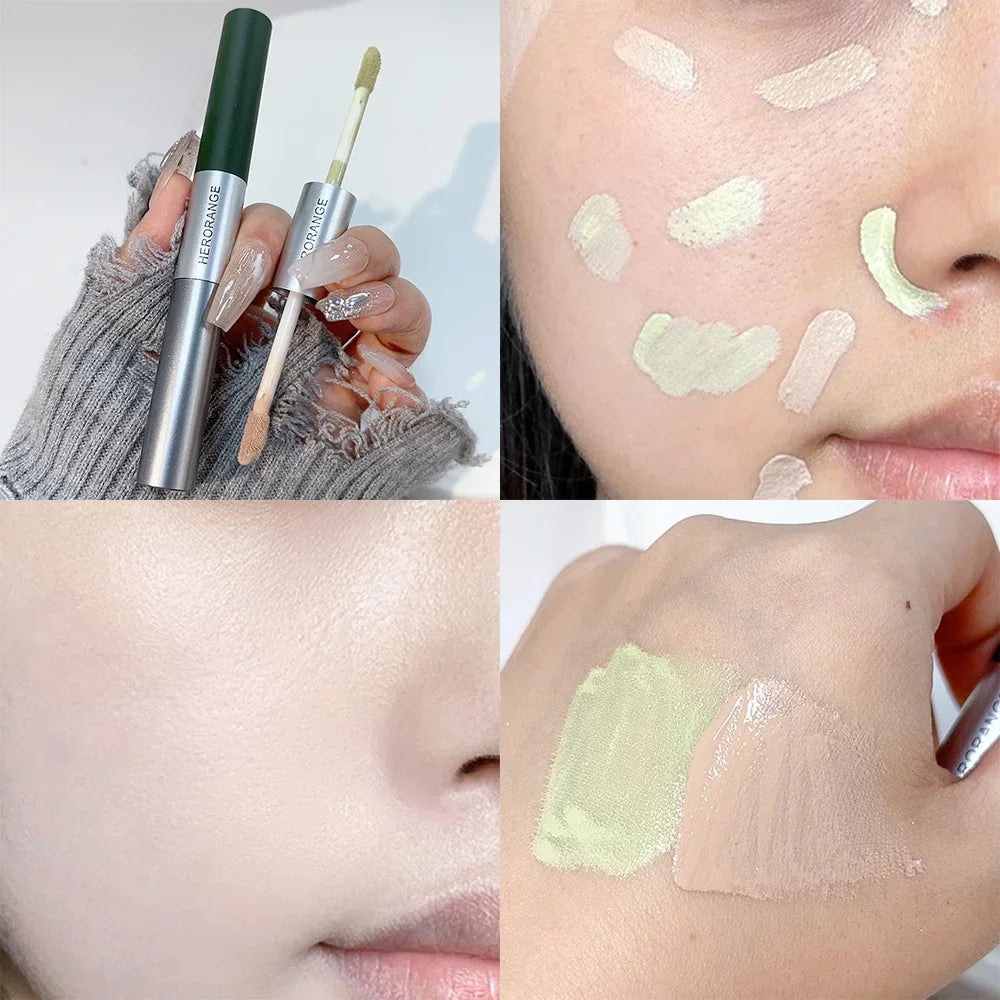 Rynx | Double-sided matte highlighter concealer stick waterproof long-lasting naturally brightening face concealer foundation cosmetics