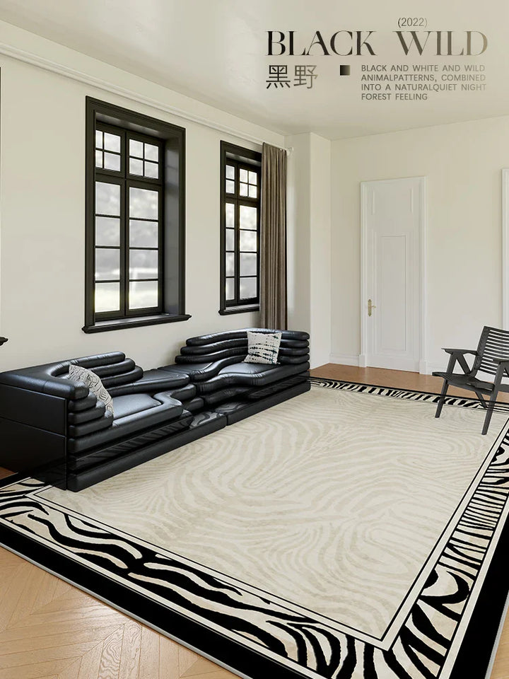 Rynx | Luxury Fashion Minimalist Living Room Carpet Abstract Art Easy to Clean lint-free Carpet Home Decor 패션 러그 модный ковер Tapis Rug