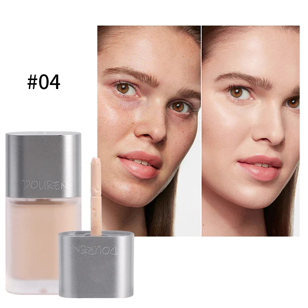Rynx | 4 Colors Liquid Concealer Waterproof Moisturizing Foundation Long-lasting Coverage Dark Circles Skin Tone Modify Concealer Korean Makeup