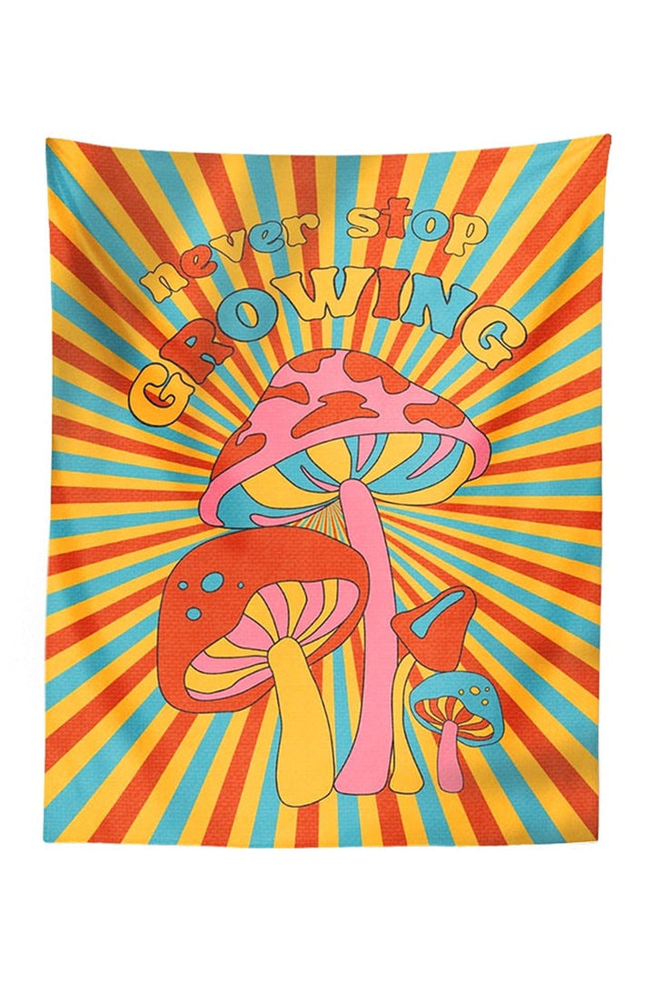 Lisslune | Years inspired mushroom rug wall hanging
