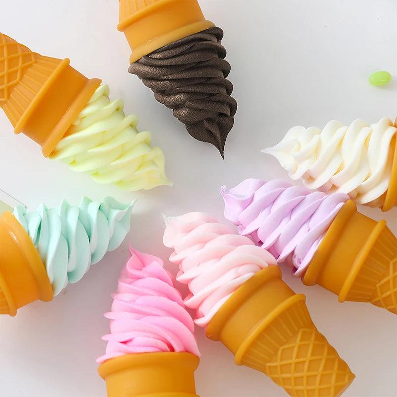 Lisslune | lifelike decorative ice cream cone model for photography and shop displays