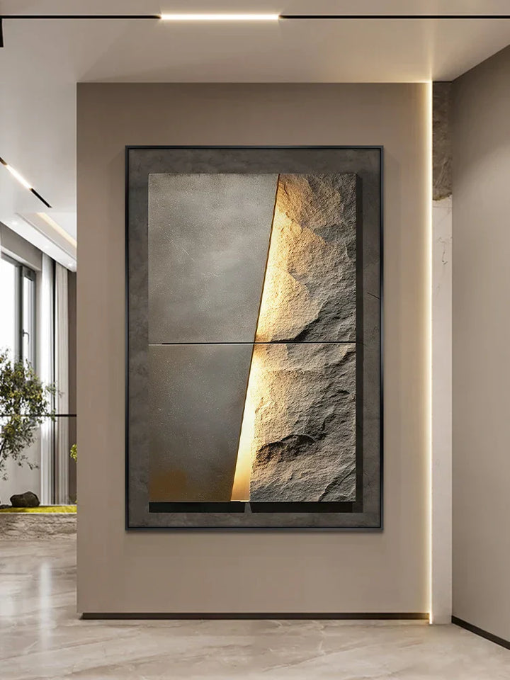 Lisslune | New Rock Texture Led Porcelain Wall Lamp