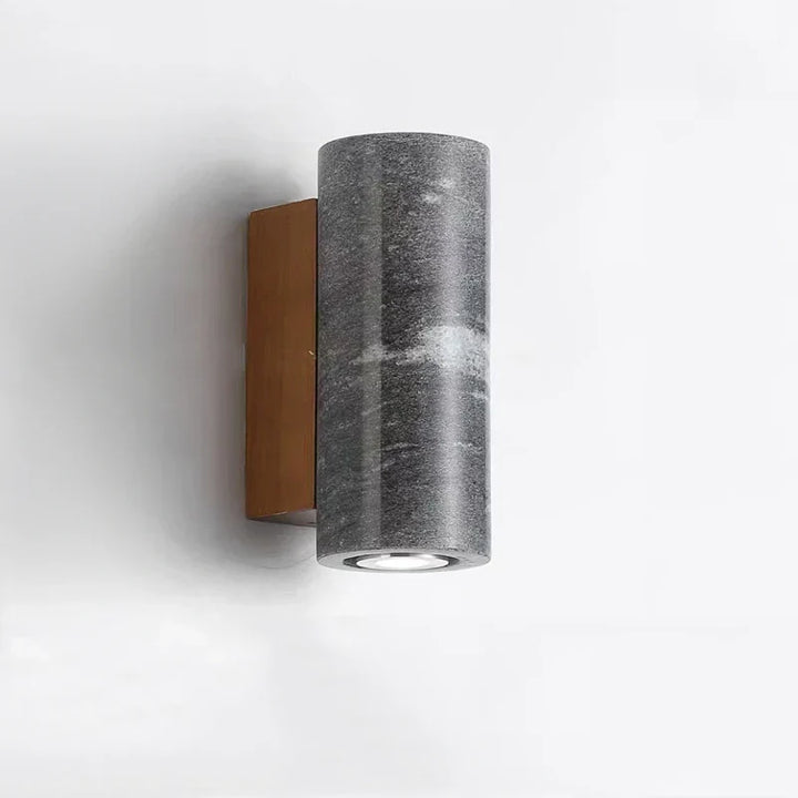 Lisslune | ZenBeam – Grey Wabi-Sabi Wall Lamp for Tranquil Ambience