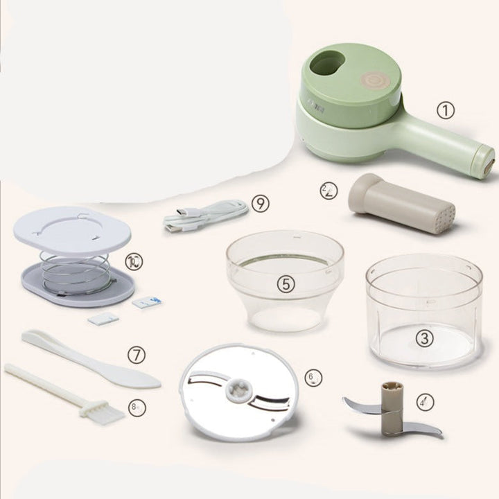 Lisslune | 2in1 Portable Vegetable Slicer Blender