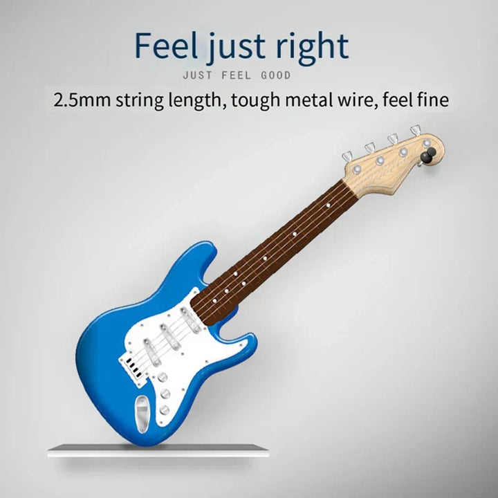 Lisslune | 4-String E-Guitar Toy for Children - Portable Musical Instrument, Perfect Gift for Young Musicians