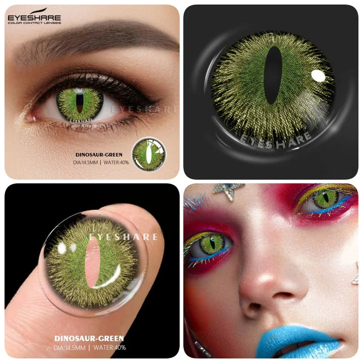 Rynx | 1 Pair Colored Contact Lenses for Eyes Cosplay Contact Lenses Blue Lenses Halloween Lens Cosmetics Pupils Eye Color Lens