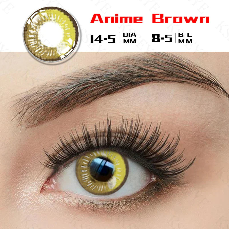 Rynx | Colorful Contact Lenses for Eyes Anime Cosplay Fashion Women Christmas New Year Gift Party Beauty Pupil New Fast Delivery