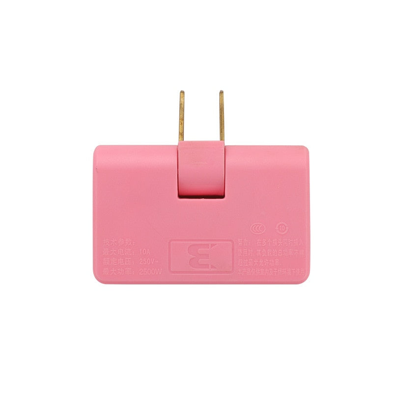 Lisslune | Foldable Tri-Plug Anywhere Charge Adapter