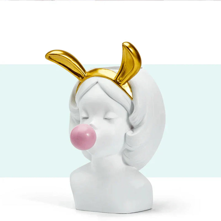 Lisslune | EarthenWhimsy Pop Art Vase – Compact Ceramic Vase