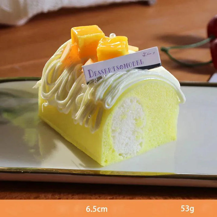 Lisslune | Realistic Synthetic Fruit Cake Model for Home Decor and Photography - 1 pc. FCYY-MIX2