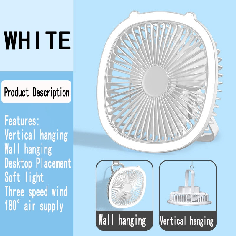 Lisslune | Compact Easy Mini Night Lamp USB Air Cooler