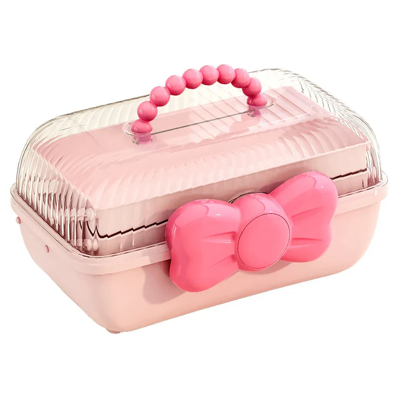 Rynx | Multi-layer Hair Accessories Storage Box for Girls Hairpin Organizer Large Capacity Jewelry Case Hairband Hairband Stand