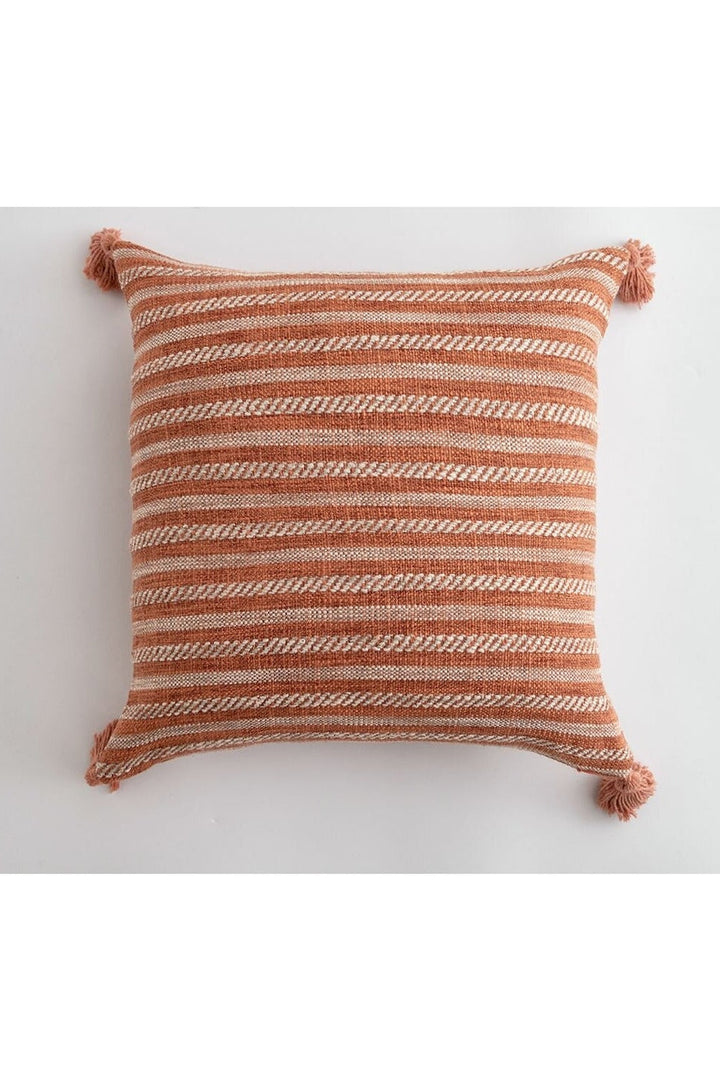 Lisslune | White Tassel Cushion Cover