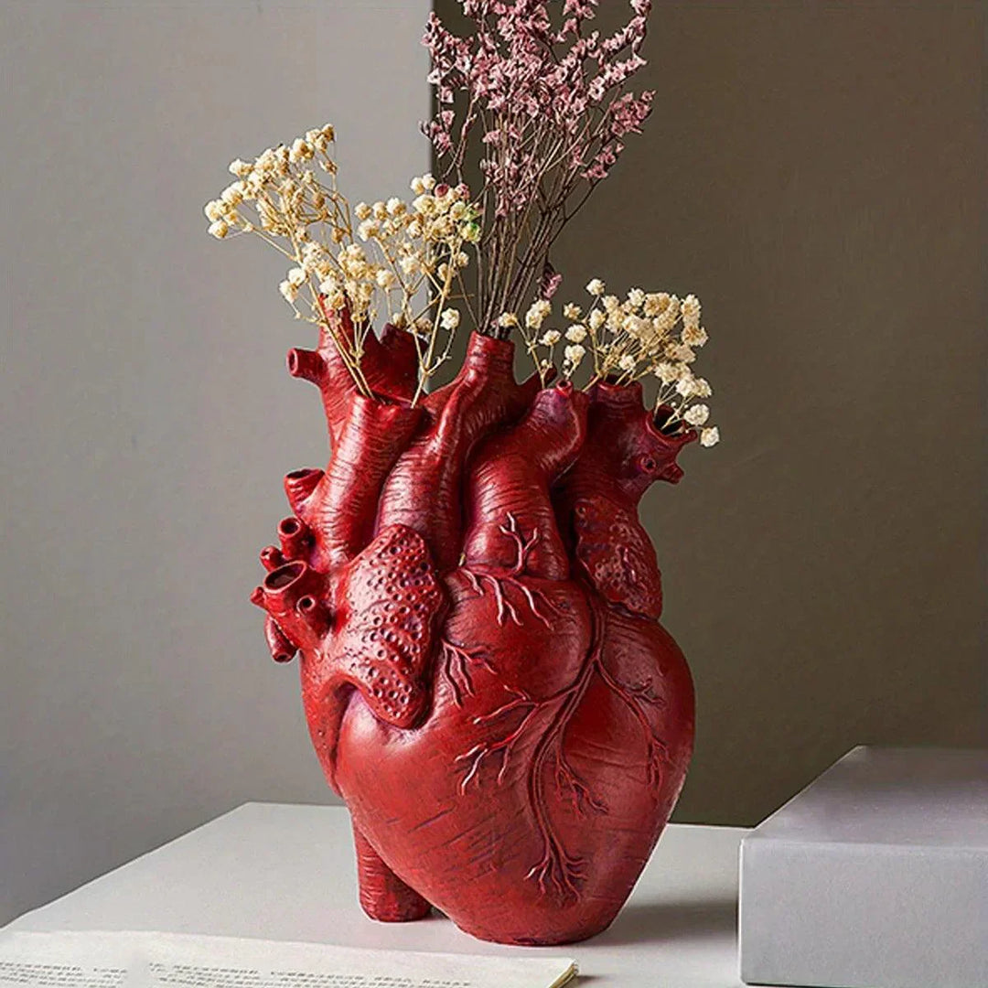 Lisslune | LoveAura - Ceramic Heart-Shaped Vase