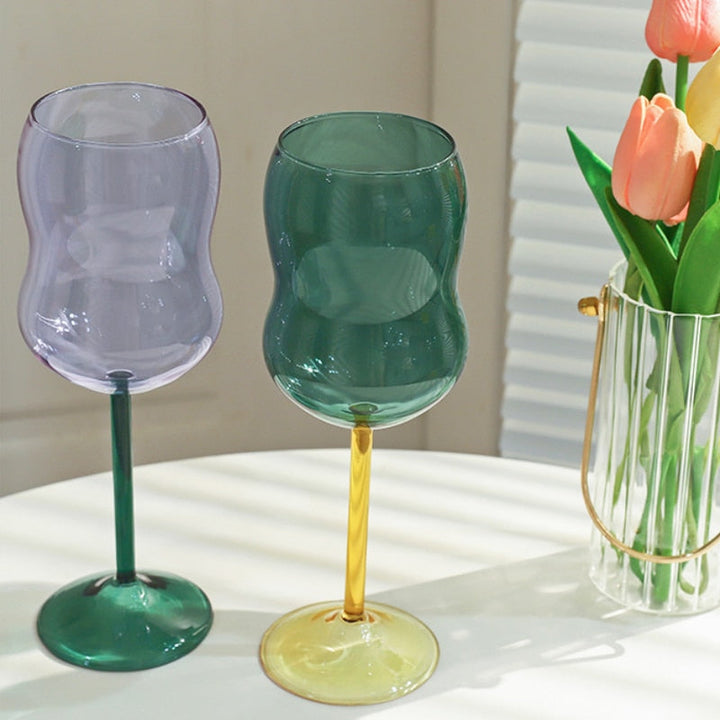 Lisslune | 2-colored Chubby wine glass