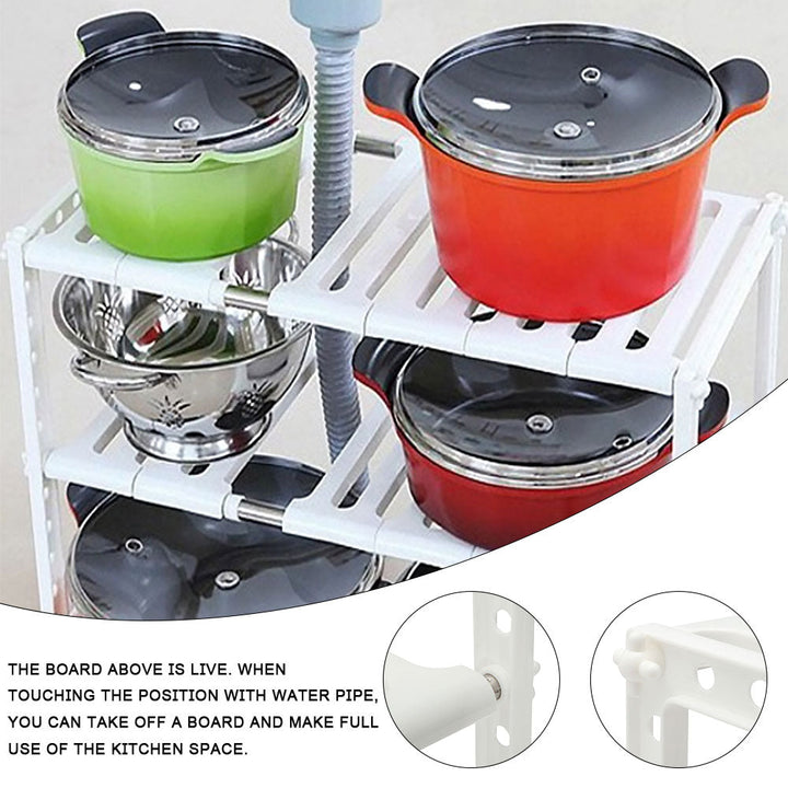 Lisslune | Under Sink Magic Organizer Adjustable Rack