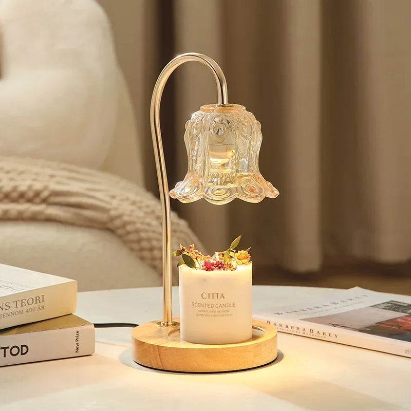Lisslune | Flower-Shaped Warm Audience Candle Warmer Lamp