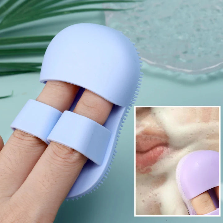 Rynx | 5PCS Portable Silicone Facial Cleansing Brush Deep Clean Massage Peeling Brush Makeup Removal Peeling Face Skin Care Tools