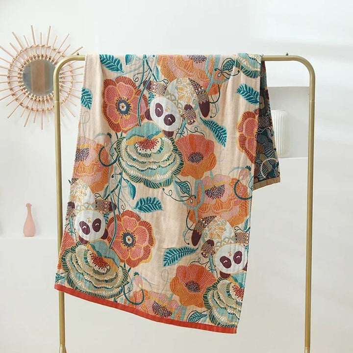 Lisslune | botanical print blanket