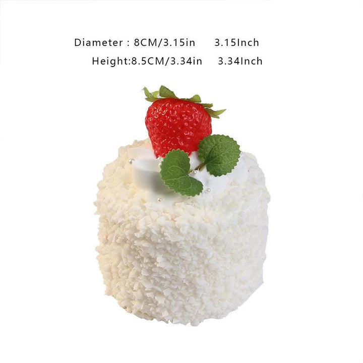 Lisslune | Realistic Synthetic Fruit Cake Model for Home Decor and Photography - 1 pc. FCYY-MIX2