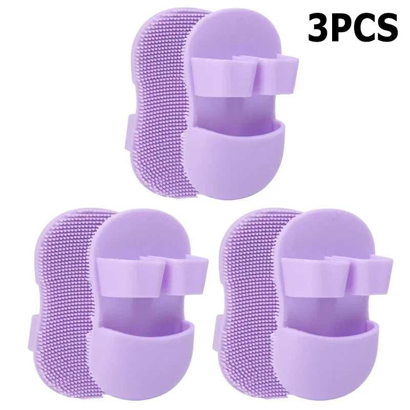 Rynx | 5PCS Portable Silicone Facial Cleansing Brush Deep Clean Massage Peeling Brush Makeup Removal Peeling Face Skin Care Tools