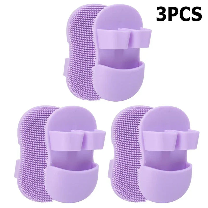 Rynx | 5PCS Portable Silicone Facial Cleansing Brush Deep Clean Massage Peeling Brush Makeup Removal Peeling Face Skin Care Tools