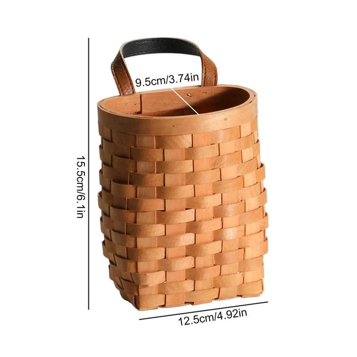 Lisslune | Woven Bamboo Wall Baskets for Elegant Plant and Flower Arrangements