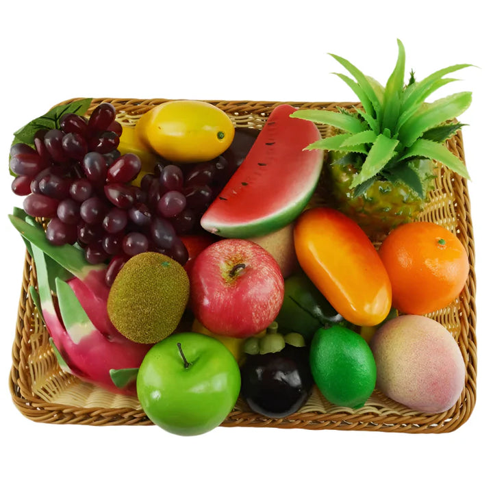 Lisslune | Vibrant Faux Fruit Decor Set - 2-Piece