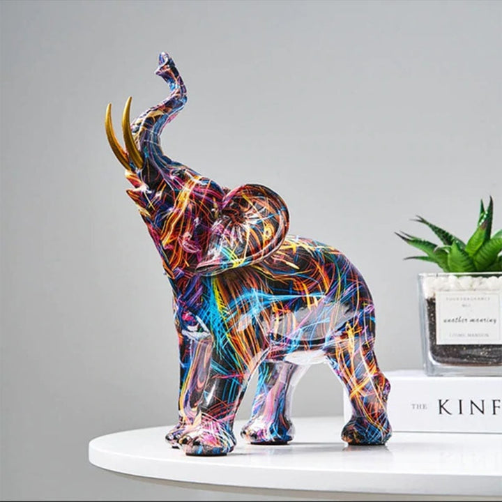 Lisslune | EleGance – Artistic Abstract Elephant
