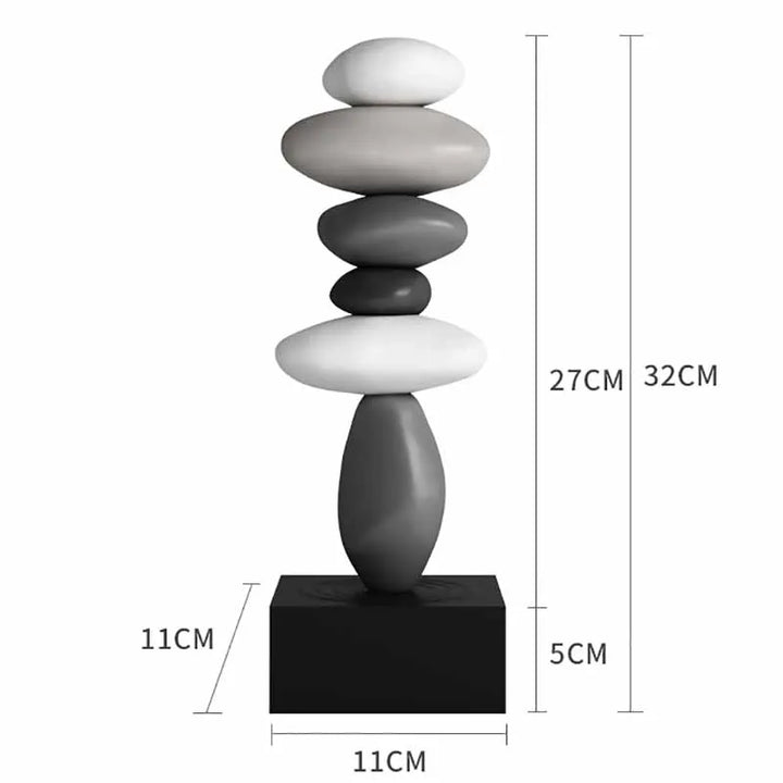 Lisslune | Zen Stone Stack Aesthetic Home Decor