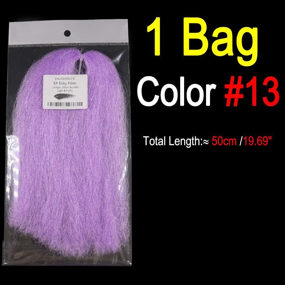 Lisslune | Vivid Synthetic Hair Fly Tying Material - High-Quality Fiber for Authentic Fly Designs