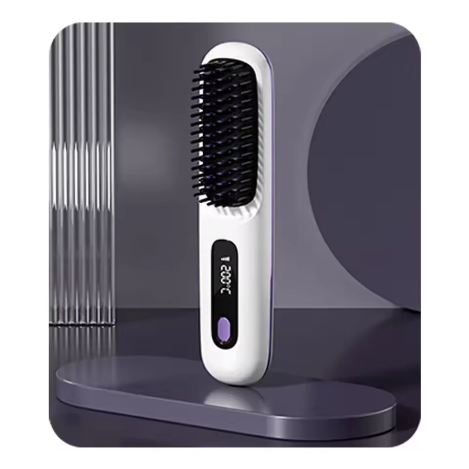 Lisslune | Portable Hair Styling Brush | Smooth & Healthy Hair Anytime, Anywhere