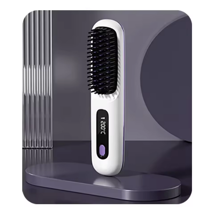 Lisslune | Portable Hair Styling Brush | Smooth & Healthy Hair Anytime, Anywhere