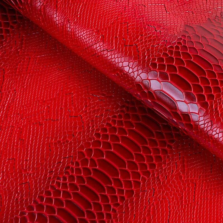 Lisslune | Serpent-themed Synthetic Leather Bag Craft Set - Essential DIY Supplies