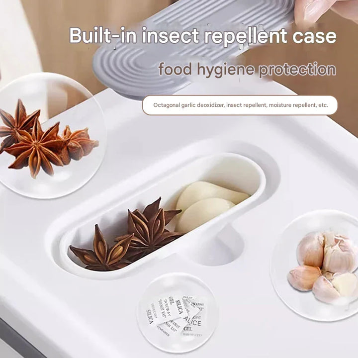Lisslune | Household Rice Storage Container Sealed Moisture & Insect Resistant – GrainGuard