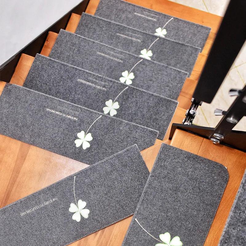 Lisslune | Stylish and Safe Plush Stair Mat Collection with Elegant Patterns