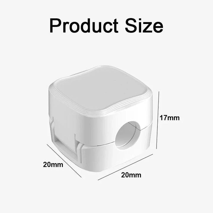 Lisslune | Magnetic Cable Organizer with 360° Rotatable Clamping System