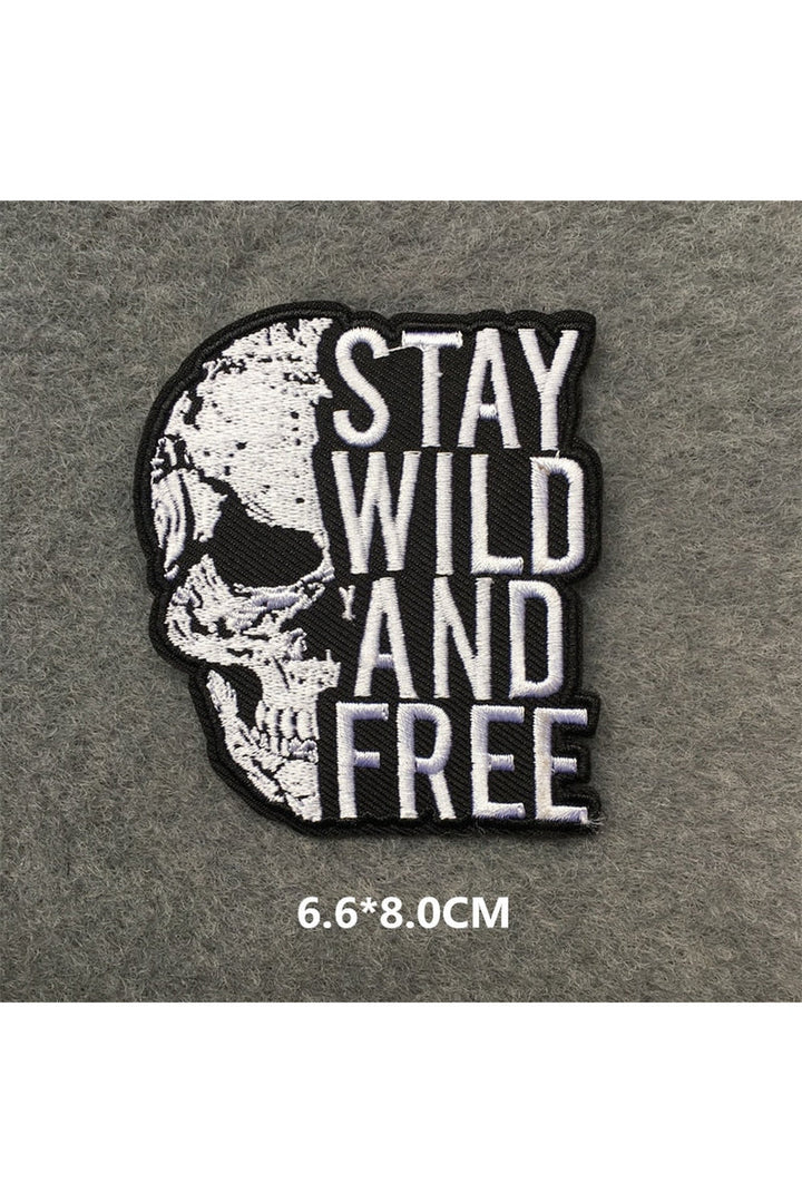 Lisslune | Punk embroidered patch set