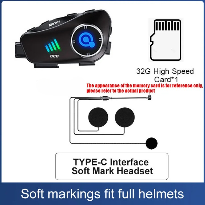 Lisslune | Bluetooth Motorcycle Helmet Camera 1080P HD Waterproof – ApexRide