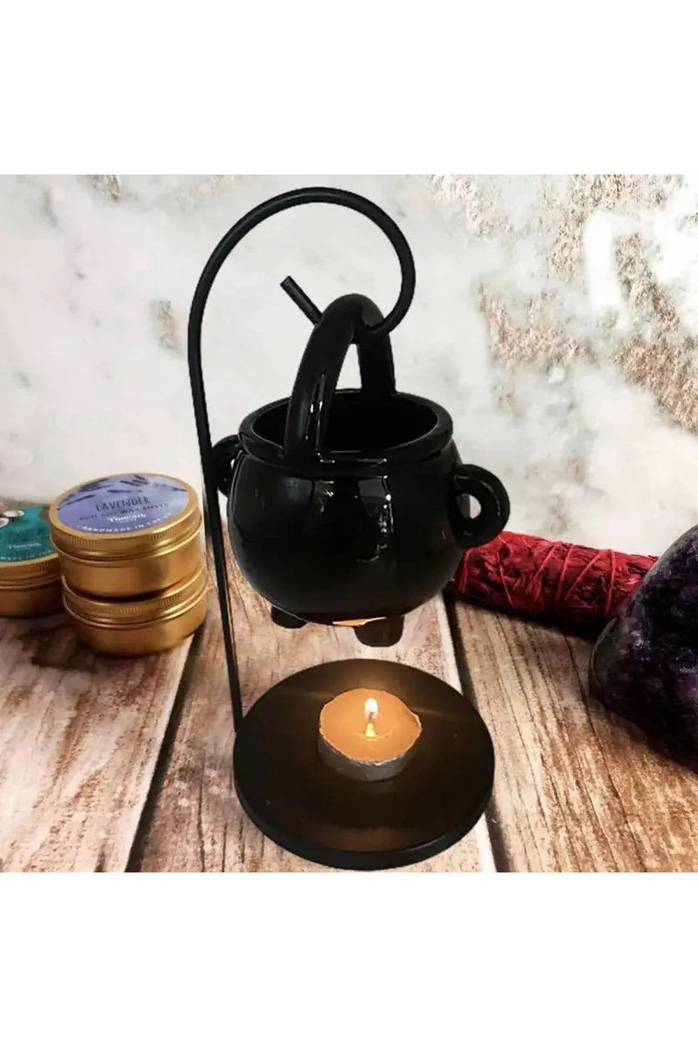 Lisslune | Mini Cauldron Candle Holder
